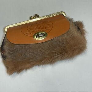 Vintage Clutch purse/wallet. Kangaroo souvenir of Australia. Pre-owned.